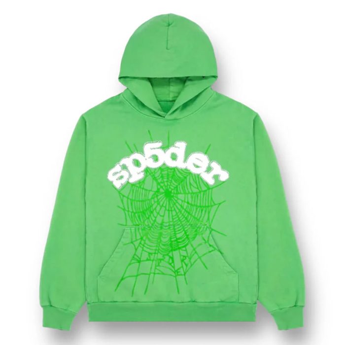 SP5DER WEB Hoodie Green