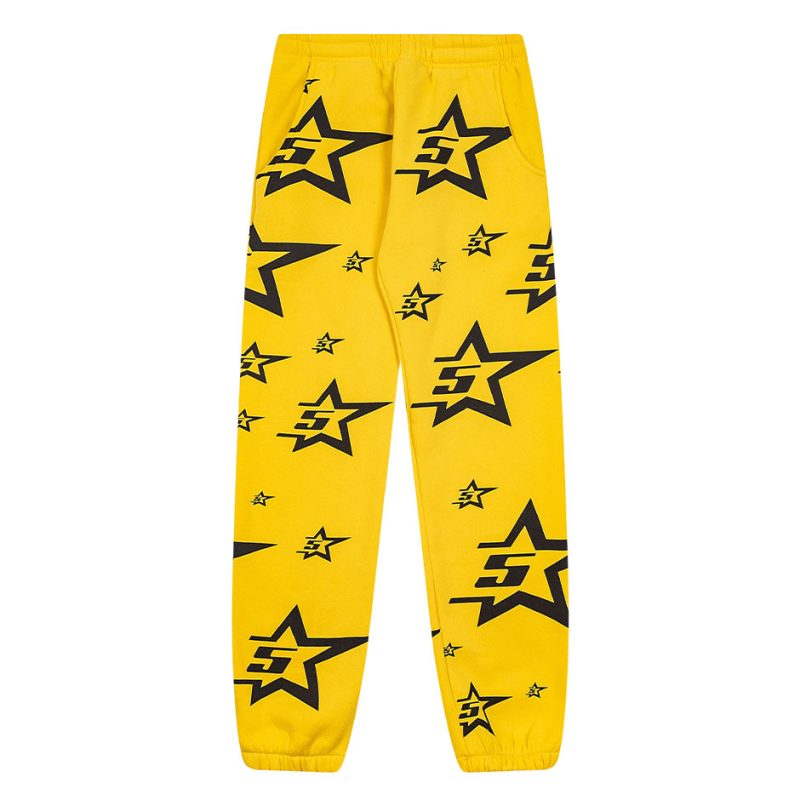 Sp5der 5Star Sweatpants Yellow