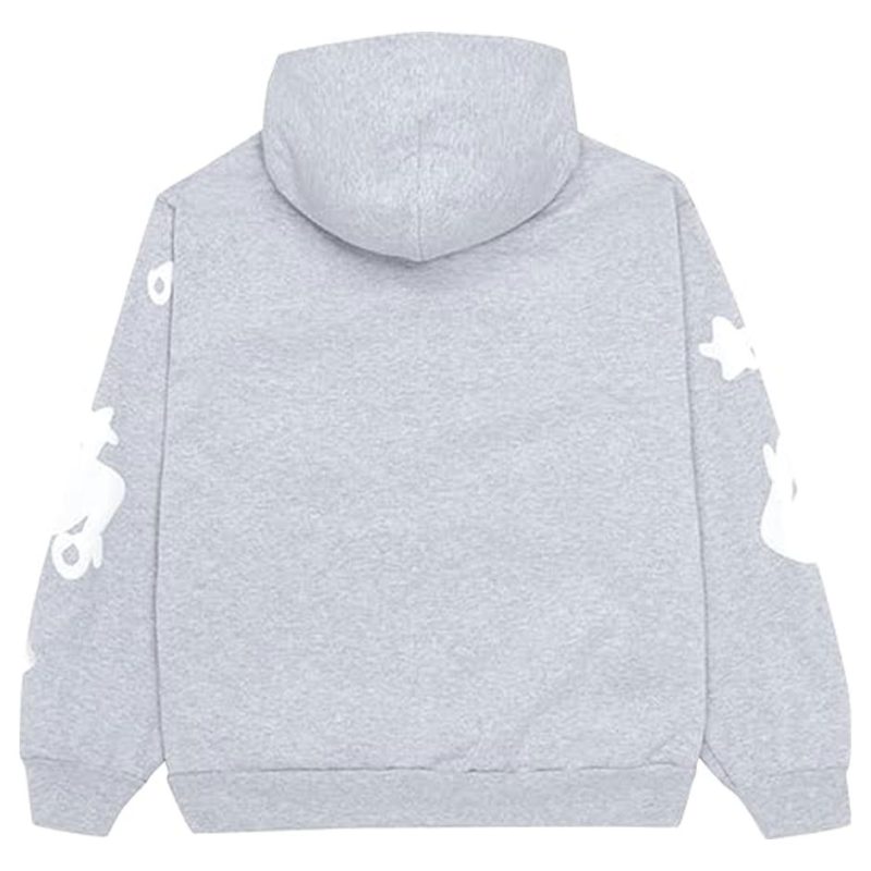 Sp5der Beluga Heather Grey Hoodie