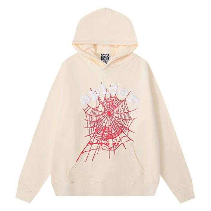 Sp5der Web Apricot Hoodie