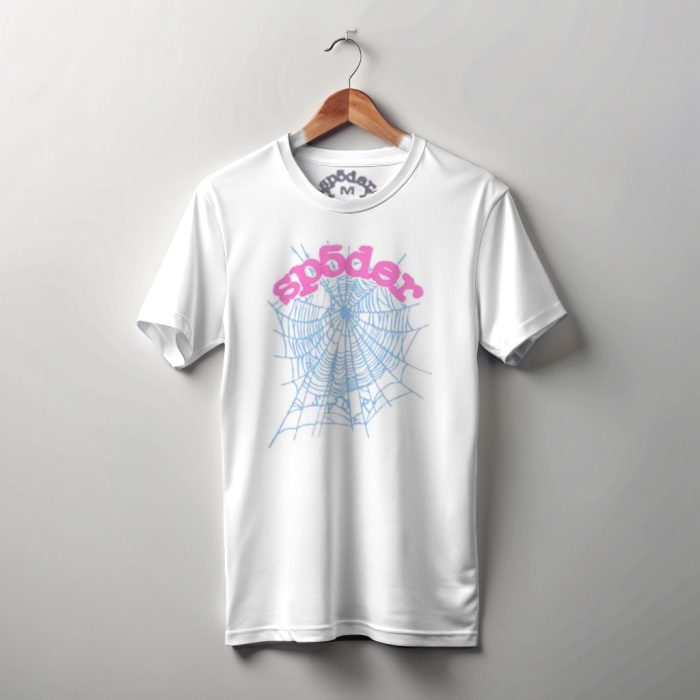 Sp5der OG Web Pink Tee