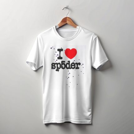 Sp5der I Heart SP5DER Tee White